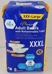 Maximum Absorbency Adult Briefs With Refastenable Tabs 8 Ct. Size Xxx-large. Fixed Price $15.00.