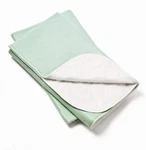 2 Pack, 34X36 Green Washable Bed Standard Reusable Underpad. Fixed Price $24.99.