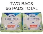 X2 Tena Sensitive Care Pads Ultimate Absorbency 66 Incontinence Total #6. Fixed Price $37.99.