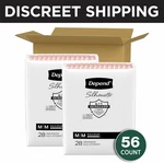 56 Count Depend Silhouette Adult Underwear Incontinence Postpartum Bladder Leak. Fixed Price $48.99.