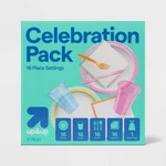 Up&up Disposable Table Top Celebration Pack 97CT Party Supplies. Fixed Price $16.58.