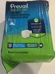 Prevail Per-fit 360 Incontinence Brief Breathable Sizes 45 62 New 18CT. Fixed Price $18.00.