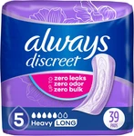 Always Discreet Adult Incontinence Pads For Women, Drier, 5 Drop Long Length, He. Fixed Price $32.13.
