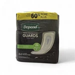 Depend For Men Guards, Maximum Protection, 84 Ct, Disheveled. Fixed Price $34.95.