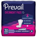 Prevail Incontinent Pad 16" Overnight 120 Ct. Fixed Price $45.36.