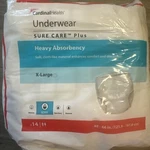Covidien Sure Care Plus 1625 Adult Disposable Pull Up Underwear Diapers Xl 14 Ct. Fixed Price $39.99.