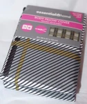 Essential Home Body Cover Pillowcase Plaid Printed Grey/black 20 X 48 In.. Fixed Price $9.73.