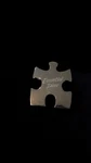 Essential Piece Puzzle Shaped Heavy Paperweight C.2004. Fixed Price $10.00.