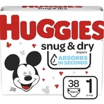 Kimberly Clark CA/152 Ea Huggies Snug And Dry Diapers, Size. Fixed Price $63.99.