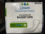 Secure Personal Care Products Maximum Boost Ups - Unisex 30 SP1579 New. Fixed Price $21.99.