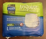 Inspire Protective Underwear For & Women Incontinence Management Size Large. Fixed Price $14.99.