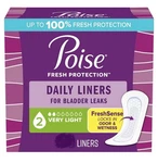 Poise 144 Count #2 Women Incontinence Liner Bladder Leak Postpartum Light Thin. Fixed Price $15.99.