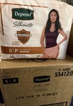 2 Bags Of 16: Depends Silhouette Women's Underwear *small* Pink. Fixed Price $28.97.