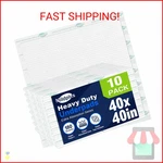 Heavy Duty Underpads 40X40 Inch - 180 Gram Absorbent Disposable Bed Pads, Leakpr. Fixed Price $32.82.