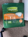 Depend Briefs, Protection With Tabs, Maximum Absorbency, Unisex, Large 16 Ea. Fixed Price $16.99.