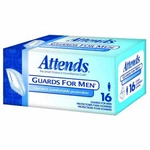 Guards For Men Incontinence Care One Size Case Of 4 By Attends. Fixed Price $49.50.