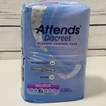 Attends Adpmax Discreet Bladder Control Pads Maximum Panty Liner Pack Of 20. Fixed Price $14.00.