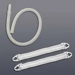 Leg Strap Hollister Small, 15 Inch, Vinyl, Reusable, Plastic Belt Tabs Pair. Fixed Price $13.11.