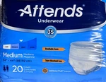 Attends Underwear Adult Brief Diapers Medium - 20 Pack Brand New. Fixed Price $19.99.
