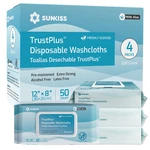 Trustplus Wet Wipes For Adult No Rinse, Extra Large 8 X12 Body Cleaning Washclo. Fixed Price $38.85.