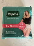 Depend Fit Flex Incontinence Underwear For Women 15 Pack X-large Max Absorb. Fixed Price $9.97.