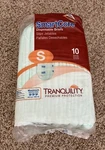 Tranquility Smartcore Disposable Briefs Size Small Pack Of 10 Maximum Protection. Fixed Price $15.99.