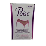 Poise Women's Washable Adult Incontinence Underwear Reusable High Waist Size. Fixed Price $25.49.