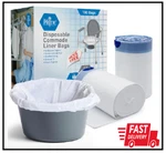 Med Pride Disposable Bedside Commode Liner Bags Pack Of 100 Odor-control Leak. Fixed Price $24.90.