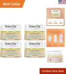 Organic Cotton Incontinence Pads For Women - 80CT Heavy Absorbency Protection. Fixed Price $47.50.