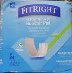 Medline Fitright Double Up Booster Pads 24 Liners 1 Package Incontinence. Fixed Price $10.54.