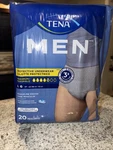 Tena Protective Adult Incontinence Underwear For Men, Maximum, Large 20. Fixed Price $24.00.