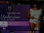 Member's Mark Total Protection Incontinence Underwear For Women ( Large - 84 Ct.. Fixed Price $49.99.
