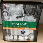 Cvs Health Fitted Briefs Maximum Absorbency 16 Count Unisex Large 44 -58. Fixed Price $19.95.
