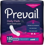Prevail Bladder Control Pad, Moderate, White, 9.25''L, Case Of 180. Fixed Price $43.73.