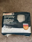 Walgreens Certainty Men's Underwear (20 Count) Size S/m Ultimate Absorbency. Fixed Price $23.00.