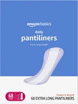 Amazon Basics Daily Pantiliner, Extra Long Length, Thin Feminine Pads For Women,. Fixed Price $7.58.