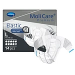 Molicare Premium Elastic 10D Incontinence Brief 165673 14 Ct. Fixed Price $33.76.