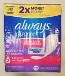 111 Liners: Always Discreet Incontinence *very Light #2 Long* R9P5B-7419. Fixed Price $19.99.