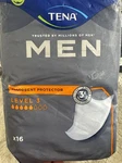 Tena Men Absorbent Protector Level 3 - 16 Count New Lot Of. Fixed Price $34.95.