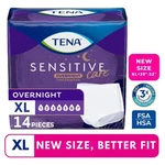 Tena Sensitive Care Overnight Underwear Xl Extra Large 14 Ct. Fixed Price $15.99.