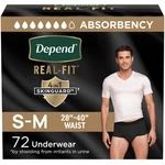 Depend Real Fit Adult Diapers Incontinence Underwear For Men Disposable Maxim.... Fixed Price $150.71.