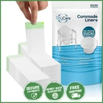 48 Disposable Waste Bags Commode Liners Portable Toilet Chair Bucket Adults New. Fixed Price $20.05.