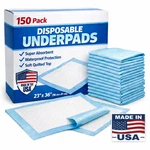 150 Adult Urinary Incontinence Disposable Bed Pee Underpads 23X36. Fixed Price $39.95.