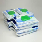 Tena (12 Pack) Ultra Flush Washcloths Gently Cleanses 48CT (7.5 X12.5 In) B. Fixed Price $56.00.