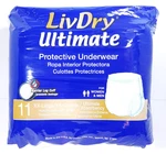 Livdry Ultimate Xxl Adult Incontinence Underwear Xx-large -11 Ct. Fixed Price $39.97.