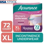 Incontinence Underwear Women Ultra Absorbent Discreet Comfortable Fit 72 Count. Fixed Price $35.84.