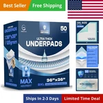 50 Pack Incontinence Bed Pads Disposable For Adults 125 Gram - 3XL 36" .... Fixed Price $64.79.
