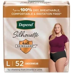 Depend Silhouette Women's Incontinence Underwear Large 52 Count Maximum Absor.... Fixed Price $74.99.
