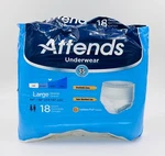 Attends Adult Pull Up Incontinence Underwear Sz Ultimate Heavy Absorbency 18CT. Fixed Price $20.00.