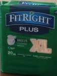 Medline Fitright Plus Briefs, Case Of 80 Briefs.x Large Excellent Absorbency. Fixed Price $25.99.